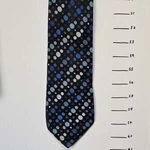 Frangi Silk Necktie Polka dot Pattern Blue Made In Italy Tie